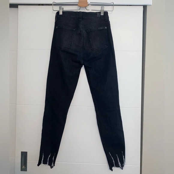 7 For All Mankind B-Air High Waisted Ankle Jeans - Picture 5 of 8